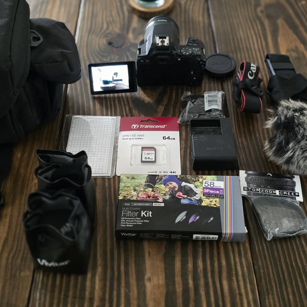 Canon EOS Rebel SL3 Black DSLR Camera
